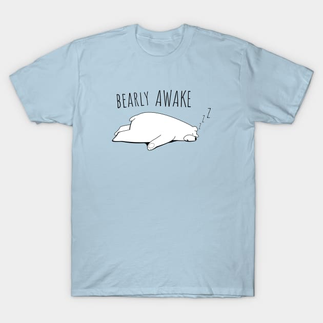 Bearly Awake zzZ T-Shirt by Buck_Red